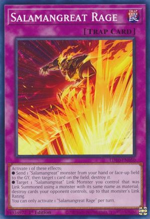 Salamangreat Rage (LD10-EN050) - Legendary Duelists: Soulburning Volcano 1st Edition