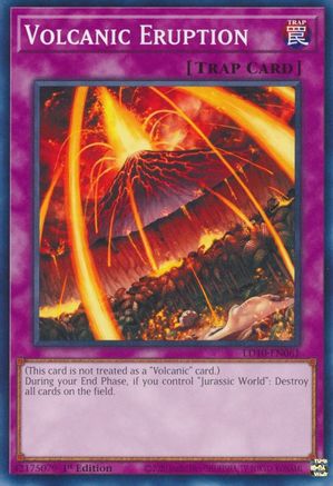 Volcanic Eruption (LD10-EN061) - Legendary Duelists: Soulburning Volcano 1st Edition