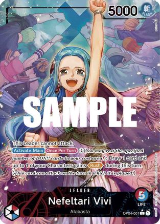 Nefeltari Vivi (001) (Alternate Art) (OP04-001) - Kingdoms of Intrigue Foil