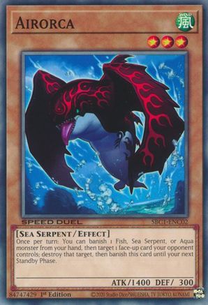 Airorca - SBC1-ENC02 - Speed Duel: Streets of Battle City 1st Edition