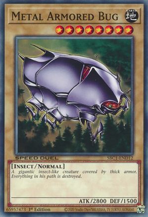 Metal Armored Bug - SBC1-END12 - Speed Duel: Streets of Battle City 1st Edition