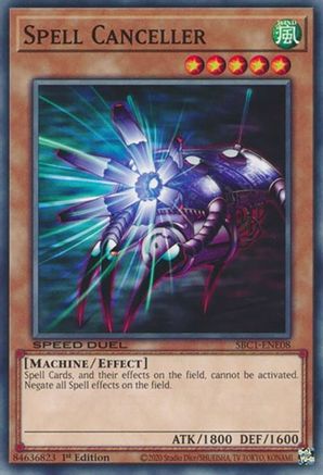 Spell Canceller - SBC1-ENE08 - Speed Duel: Streets of Battle City 1st Edition