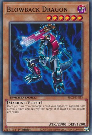 Blowback Dragon - SBC1-ENI23 - Speed Duel: Streets of Battle City 1st Edition