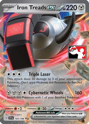 Iron Treads ex 143 - Prize Pack Series Three Holofoil