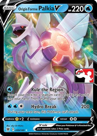 Origin Forme Palkia V 39 - Prize Pack Series Three Holofoil