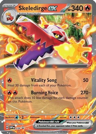 Skeledirge ex - 034 34 - SV Scarlet & Violet Promo Cards Holofoil