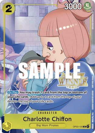 Charlotte Chiffon (Online Regional 2023) [Winner] (OP03-109) - One Piece Promotion Cards