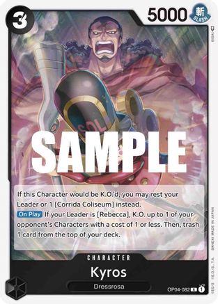 Kyros (OP04-082) - Kingdoms of Intrigue Foil