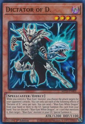 Dictator of D. (MP23-EN005) - 25th Anniversary Tin: Dueling Heroes Mega Pack 1st Edition