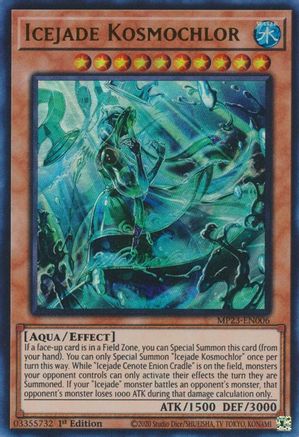 Icejade Kosmochlor (MP23-EN006) - 25th Anniversary Tin: Dueling Heroes Mega Pack 1st Edition