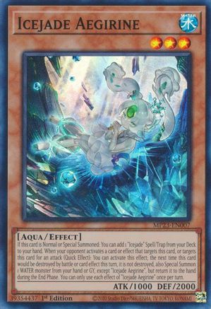 Icejade Aegirine (MP23-EN007) - 25th Anniversary Tin: Dueling Heroes Mega Pack 1st Edition