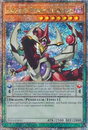 Odd-Eyes Pendulum Dragon (Quarter Century Secret Rare) (TN23-EN011) - 25th Anniversary Tin: Dueling Heroes Limited