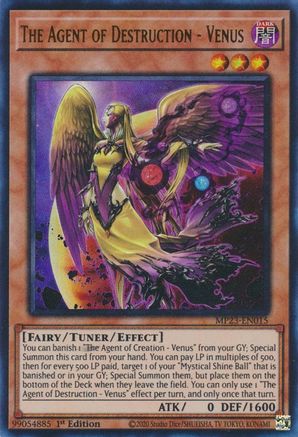 The Agent of Destruction - Venus (MP23-EN015) - 25th Anniversary Tin: Dueling Heroes Mega Pack 1st Edition