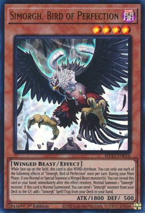 Simorgh, Bird of Perfection (MP23-EN016) - 25th Anniversary Tin: Dueling Heroes Mega Pack 1st Edition