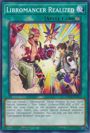 Libromancer Realized (MP23-EN113) - 25th Anniversary Tin: Dueling Heroes Mega Pack 1st Edition