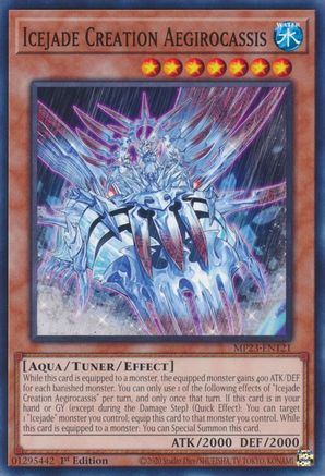Icejade Creation Aegirocassis (MP23-EN121) - 25th Anniversary Tin: Dueling Heroes Mega Pack 1st Edition