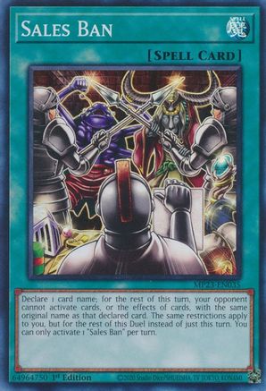 Sales Ban (MP23-EN035) - 25th Anniversary Tin: Dueling Heroes Mega Pack 1st Edition