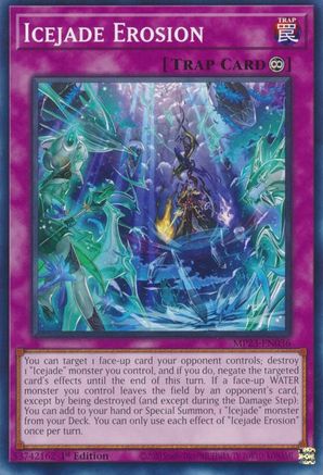 Icejade Erosion (MP23-EN036) - 25th Anniversary Tin: Dueling Heroes Mega Pack 1st Edition