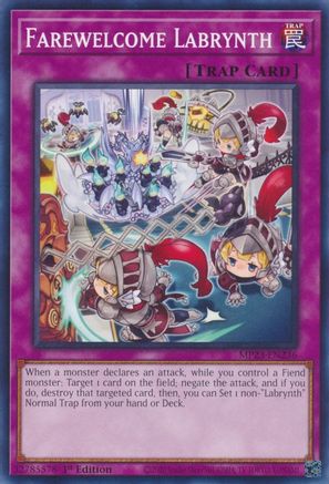 Farewelcome Labrynth (MP23-EN236) - 25th Anniversary Tin: Dueling Heroes Mega Pack 1st Edition