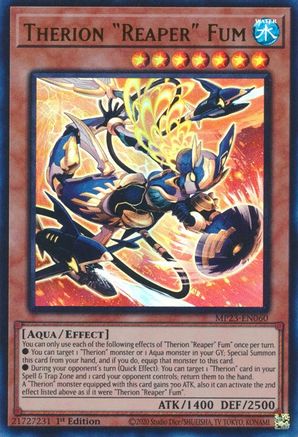 Therion "Reaper" Fum (MP23-EN060) - 25th Anniversary Tin: Dueling Heroes Mega Pack 1st Edition
