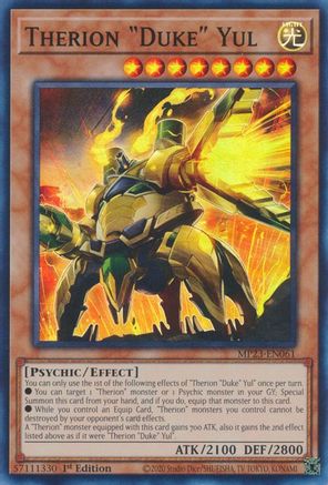 Therion "Duke" Yul (MP23-EN061) - 25th Anniversary Tin: Dueling Heroes Mega Pack 1st Edition