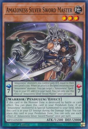 Amazoness Silver Sword Master - MP23-EN220 - 25th Anniversary Tin: Dueling Heroes Mega Pack 1st Edition