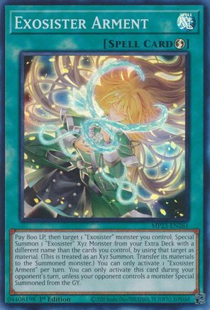Exosister Arment (MP23-EN261) - 25th Anniversary Tin: Dueling Heroes Mega Pack 1st Edition
