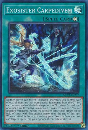 Exosister Carpedivem (MP23-EN262) - 25th Anniversary Tin: Dueling Heroes Mega Pack 1st Edition