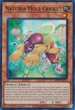 Naturia Mole Cricket (MP23-EN170) - 25th Anniversary Tin: Dueling Heroes Mega Pack 1st Edition