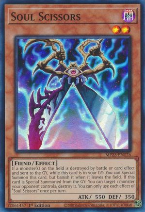 Soul Scissors (MP23-EN176) - 25th Anniversary Tin: Dueling Heroes Mega Pack 1st Edition