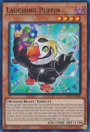 Laughing Puffin (MP23-EN180) - 25th Anniversary Tin: Dueling Heroes Mega Pack 1st Edition