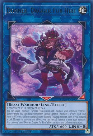 Donner, Dagger Fur Hire (MP23-EN192) - 25th Anniversary Tin: Dueling Heroes Mega Pack 1st Edition