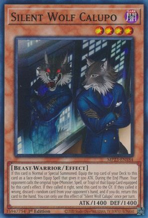 Silent Wolf Calupo (MP23-EN184) - 25th Anniversary Tin: Dueling Heroes Mega Pack 1st Edition