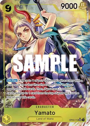 Yamato (Alternate Art) (OP04-112) - Kingdoms of Intrigue Foil