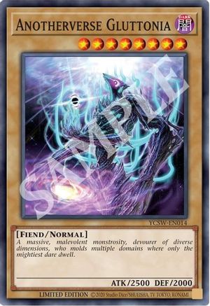 Anotherverse Gluttonia (UR) - YCSW-EN014 - Yu-Gi-Oh! Championship Series Prize Cards