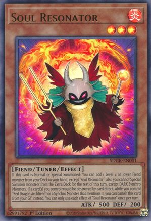 Soul Resonator (SDCK-EN001) - Structure Deck: The Crimson King 1st Edition