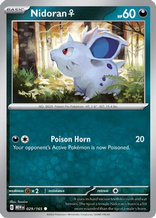 Nidoran F 29 - SV Scarlet & Violet 151