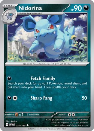 Nidorina 30 - SV Scarlet & Violet 151