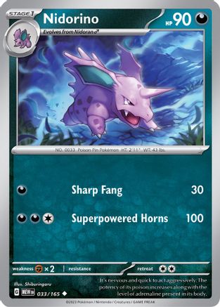 Nidorino 33 - SV Scarlet & Violet 151