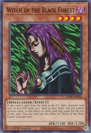 Witch of the Black Forest (SDCK-EN024) - Structure Deck: The Crimson King 1st Edition