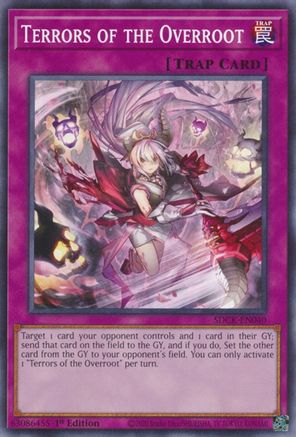 Terrors of the Overroot (SDCK-EN040) - Structure Deck: The Crimson King 1st Edition