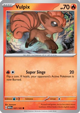 Vulpix 37 - SV Scarlet & Violet 151