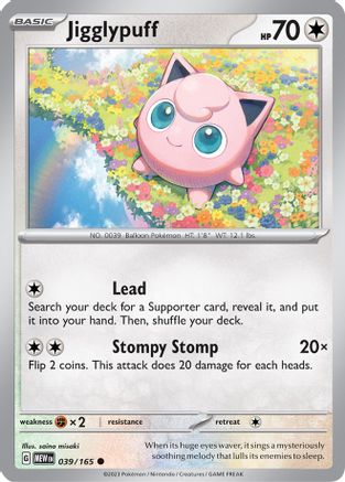 Jigglypuff 39 - SV Scarlet and Violet 151