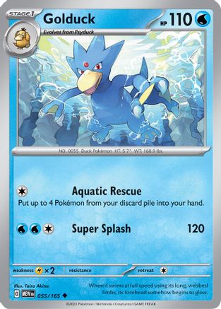 Golduck 55 - SV Scarlet and Violet 151