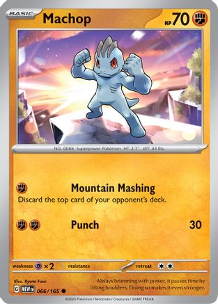 Machop 66 - SV Scarlet & Violet 151 Reverse Holofoil