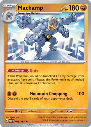 Machamp 68 - SV Scarlet and Violet 151 Holofoil