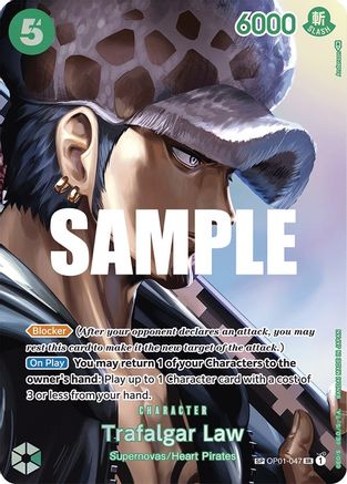 Trafalgar Law (SP) (OP01-047) - Kingdoms of Intrigue Foil