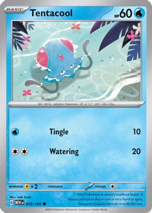 Tentacool 72 - SV Scarlet & Violet 151