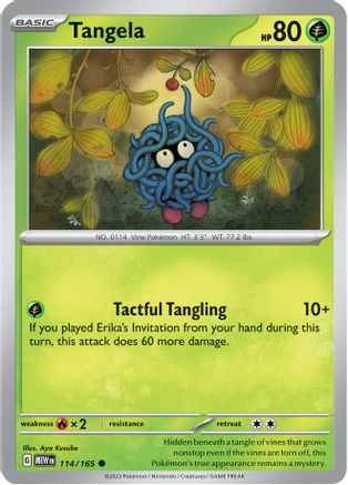 Tangela - 114/165 114 - SV Scarlet & Violet 151 Reverse Holofoil