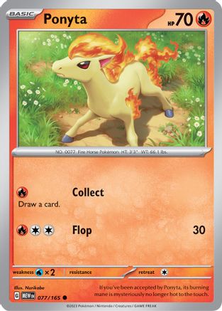 Ponyta 77 - SV Scarlet and Violet 151 Reverse Holofoil